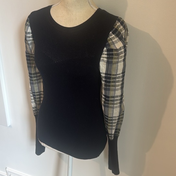 Veronica Beard Mixed Media Sweater - Picture 6 of 12